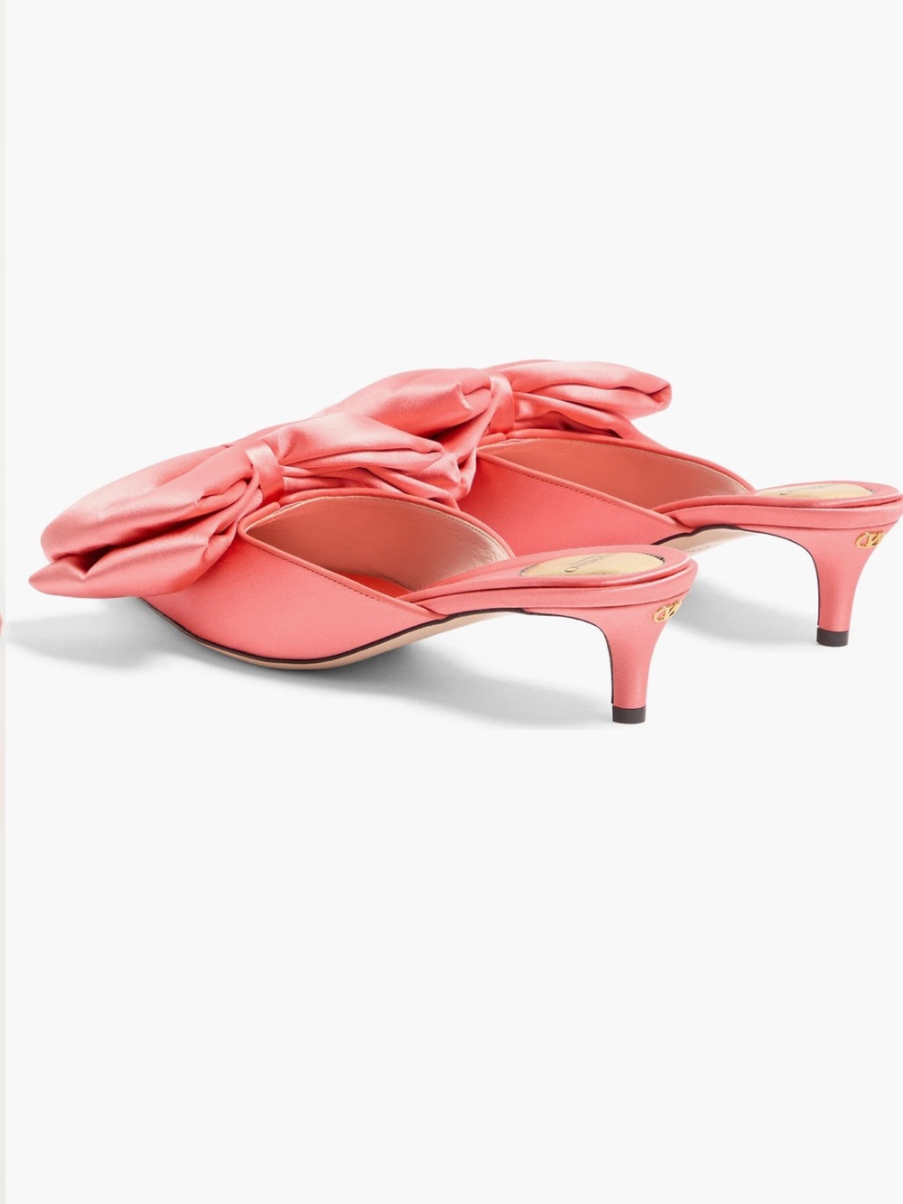 Valentino Garavani Yolande Bow Pointed Toe Mule Pump - Picture 5 of 8